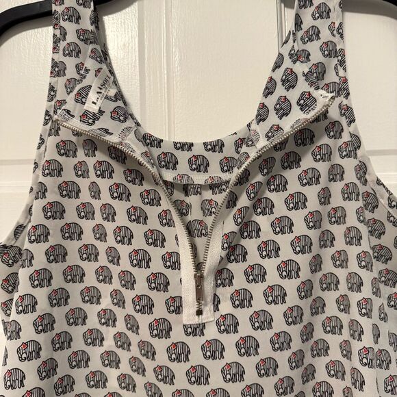 L. A Soul‎ Elephant Scoop Neck Tank Top Back
Zip White Black Medium - Picture 5 of 8